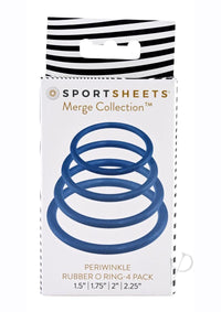 Rubber O Ring Periwinkle 4pk