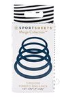 Rubber O Ring Turquoise 4pk