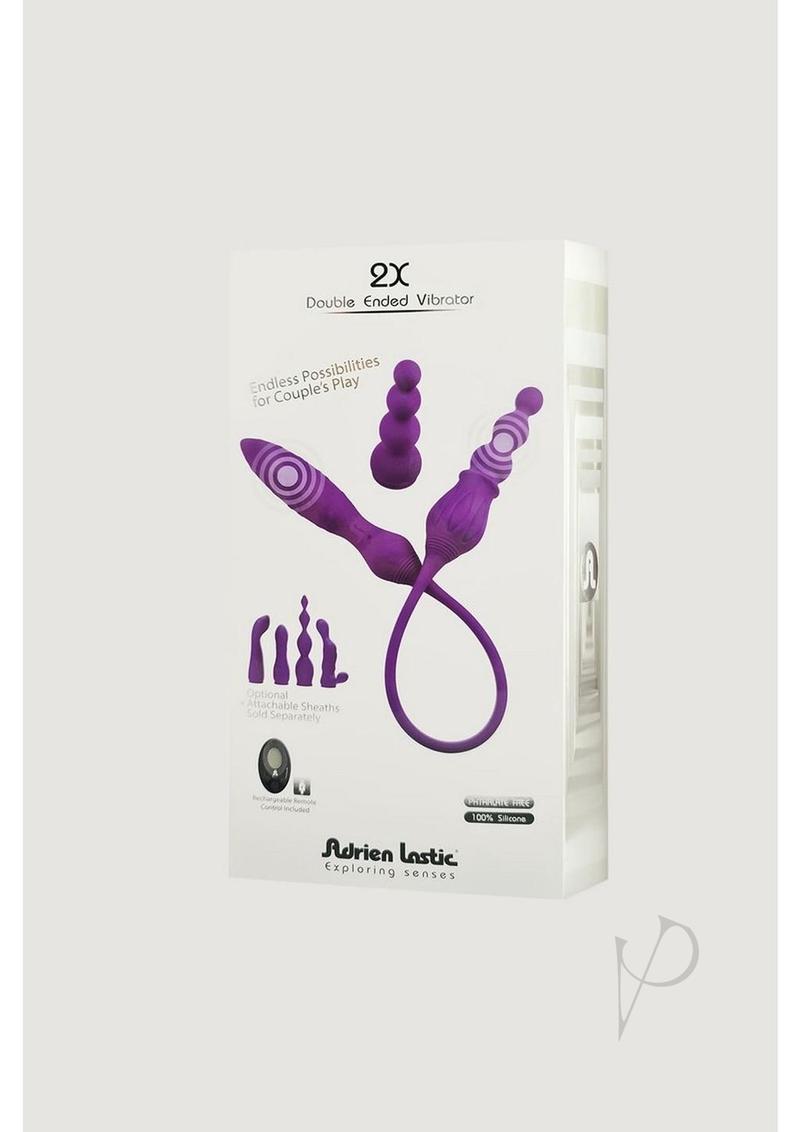 2x Double Vibrator Purple(disc)