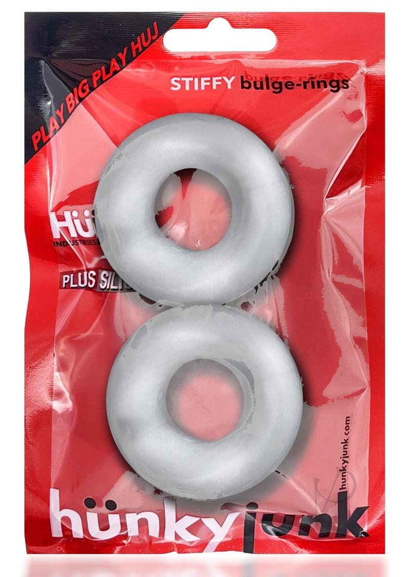 Stiffy Bulge Cockring 2pk Clear Ice