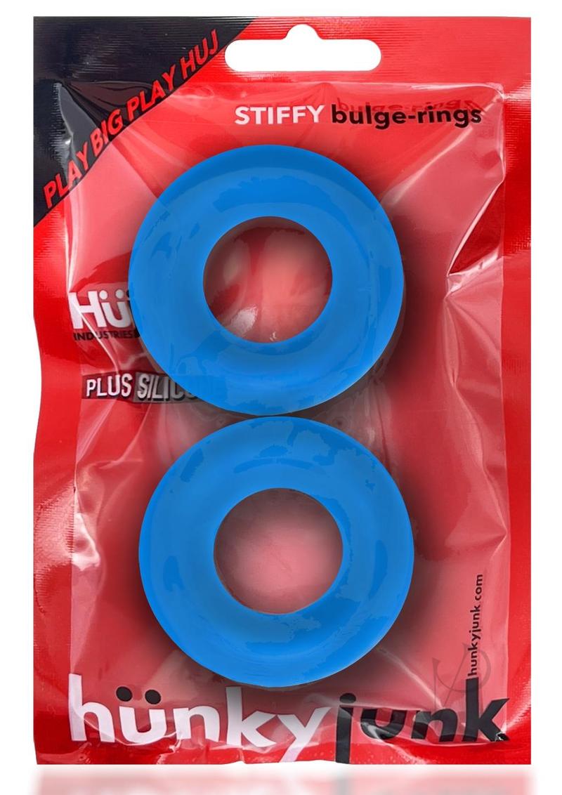 Stiffy Bulge Cockring 2pk Teal Ice