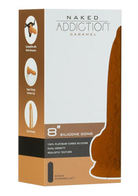 Naked Addiction Silicone Dong 8 Caramel