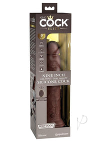 Kc Elite Dual Dense Vibe Cock 9 Brown