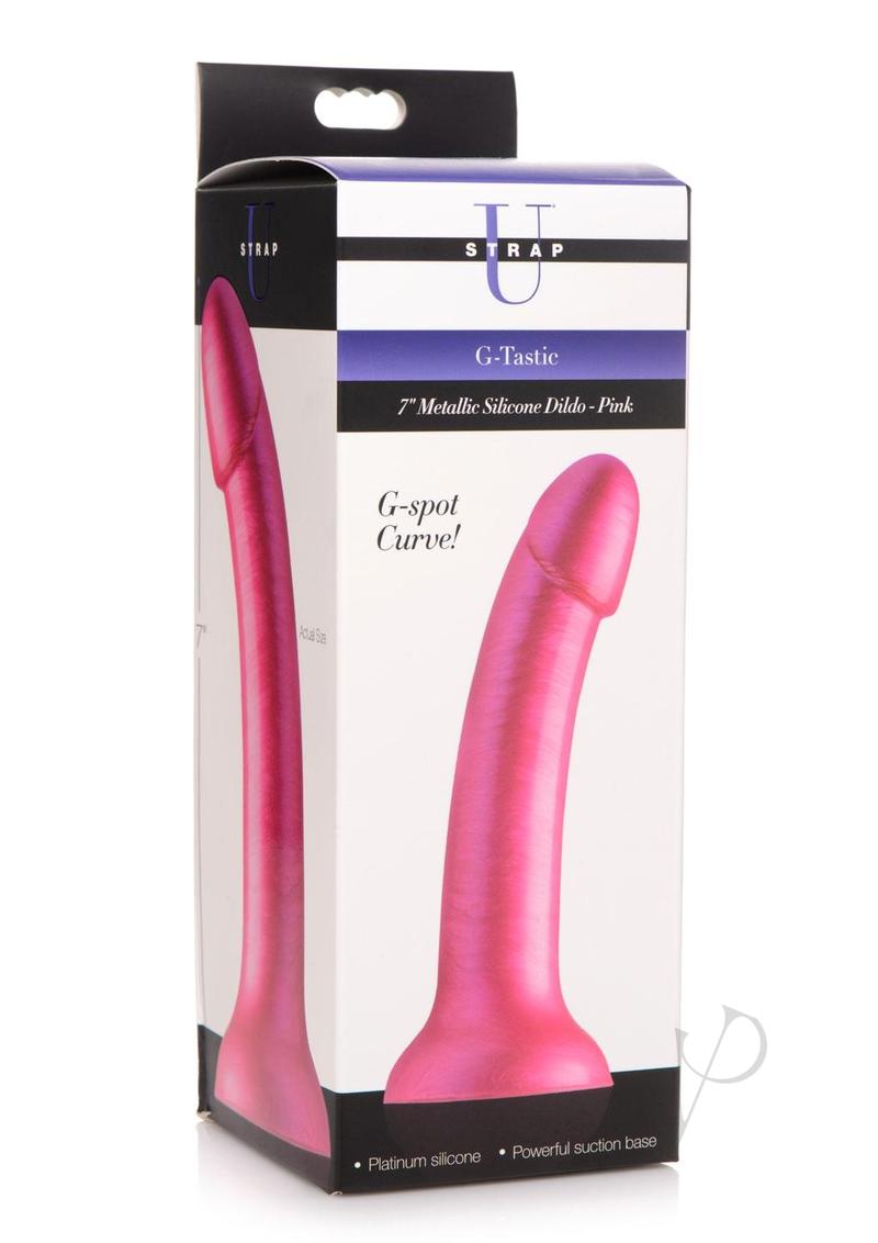 Strap U G-tastic Silicone Dildo 7 Pink