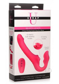 Strap U Licking Vibe Strapless Pink