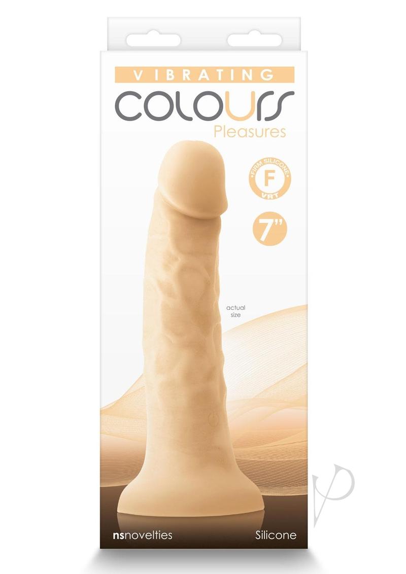 Colours Pleasures Dildo Vibe 7 White