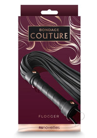 Bondage Couture Flogger Black