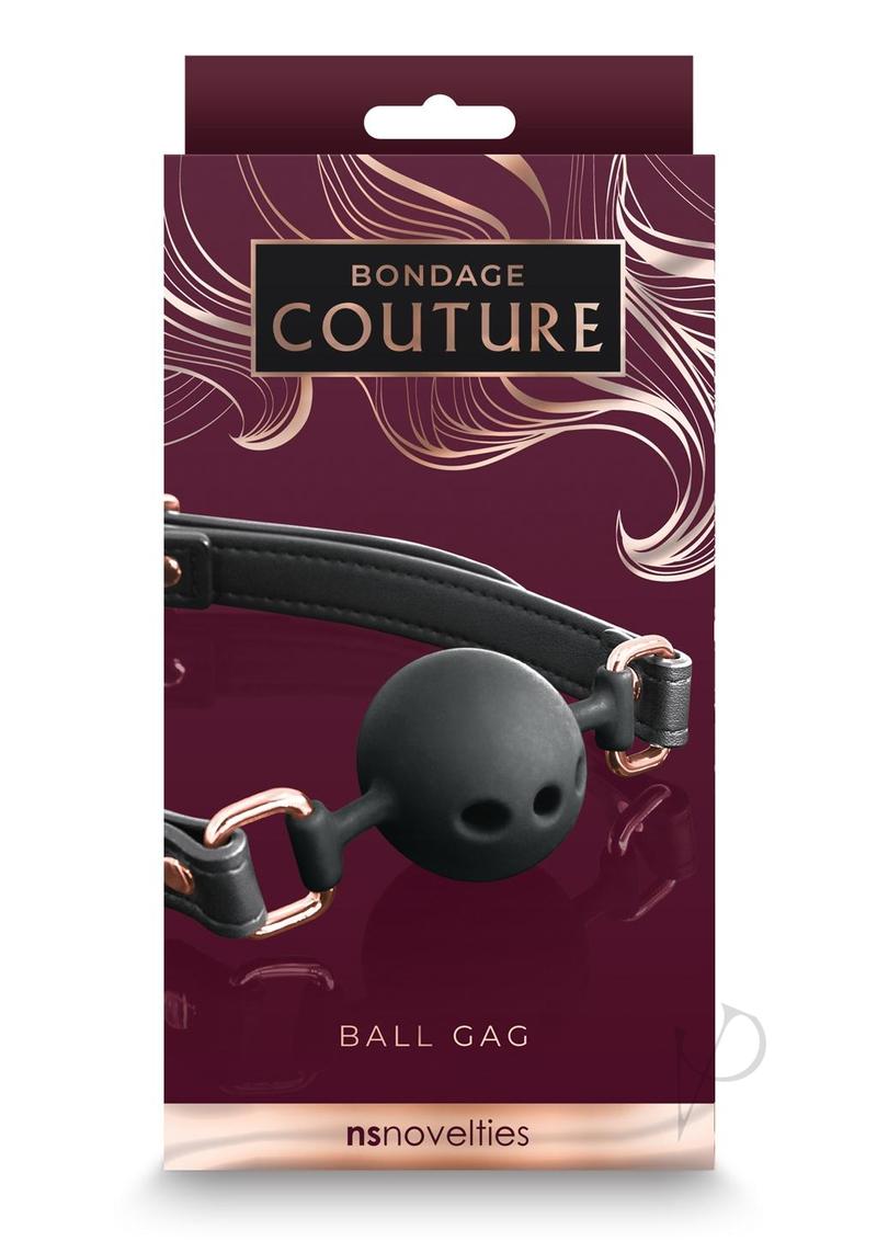 Bondage Couture Ball Gag Black
