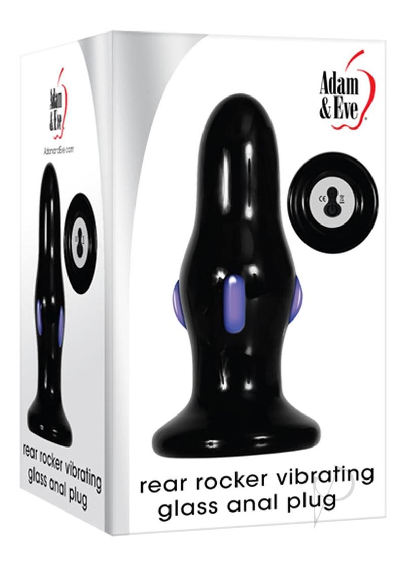 Aande Rear Rocker Glass Plug Black(disc)