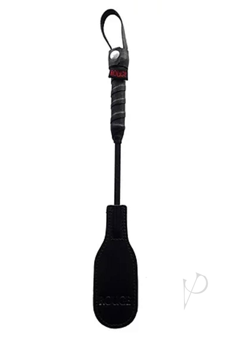 Mini Leather Oval Paddle Black