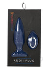 Sensuelle Andii Plug W/roller  navy Blue