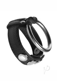 Strict Leather/steel Cock/ball Ring