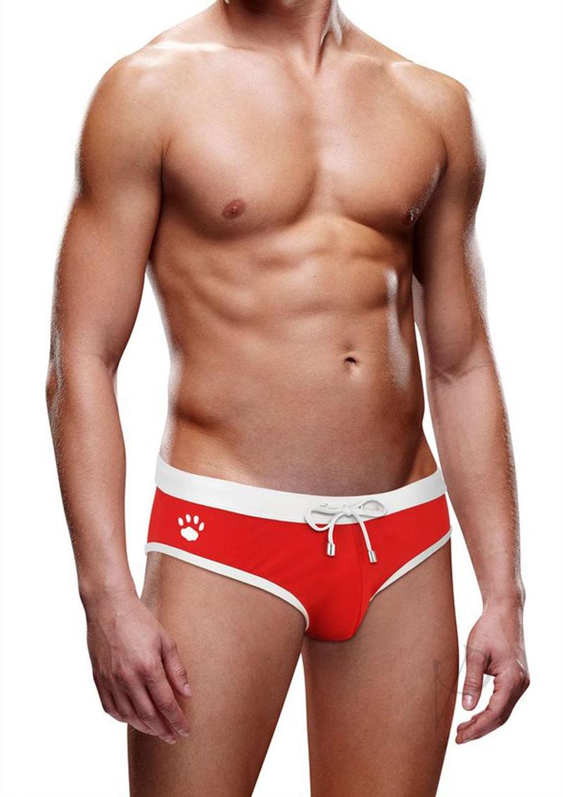 Prowler Swim Brief Red Md Ss22(disc)