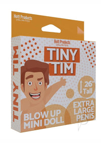 Tiny Tim Blow Up Party Doll Vanilla