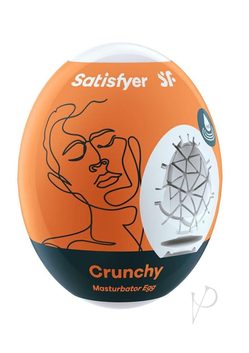 Satisfyer Masturbator Egg Crunchy Orange