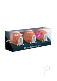 Satisfyer Masturbator Egg 3pk Crunchy