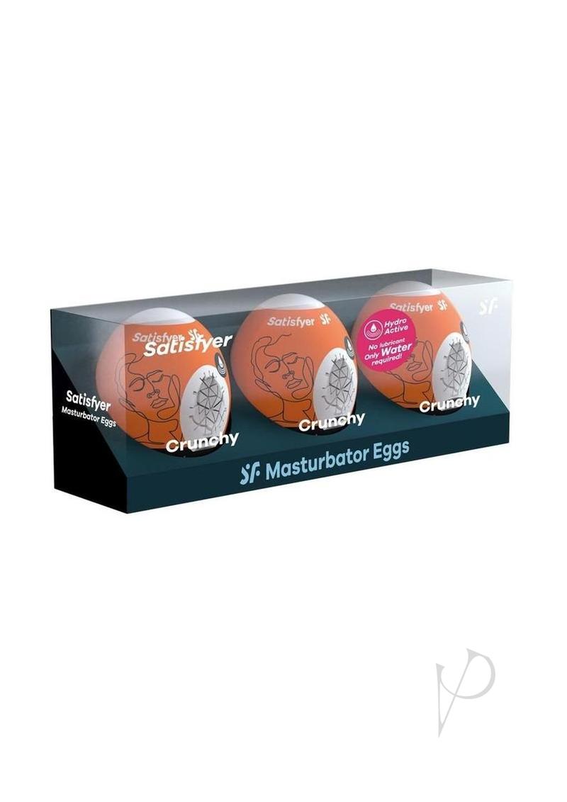 Satisfyer Masturbator Egg 3pk Crunchy