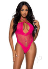 Seamless Hexi Net Halter Bodysuit Os Ras