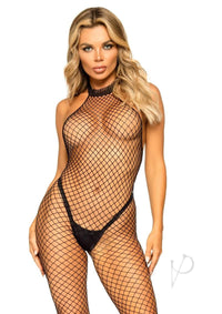 Industrial Backless Bodystocking Os Blk