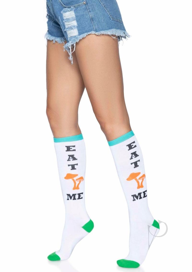 Eat Me Knee Highs Os Multicolor