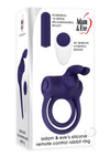 Aande Silicone Remote Rabbit Ring Purple