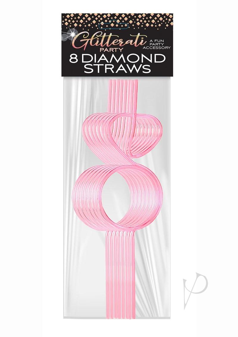 Glitterati Diamond Straw 8pc Set