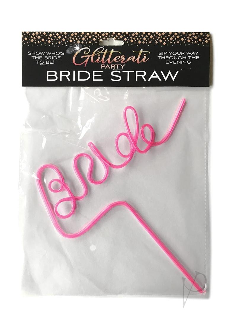 Glitterati Bride Straw