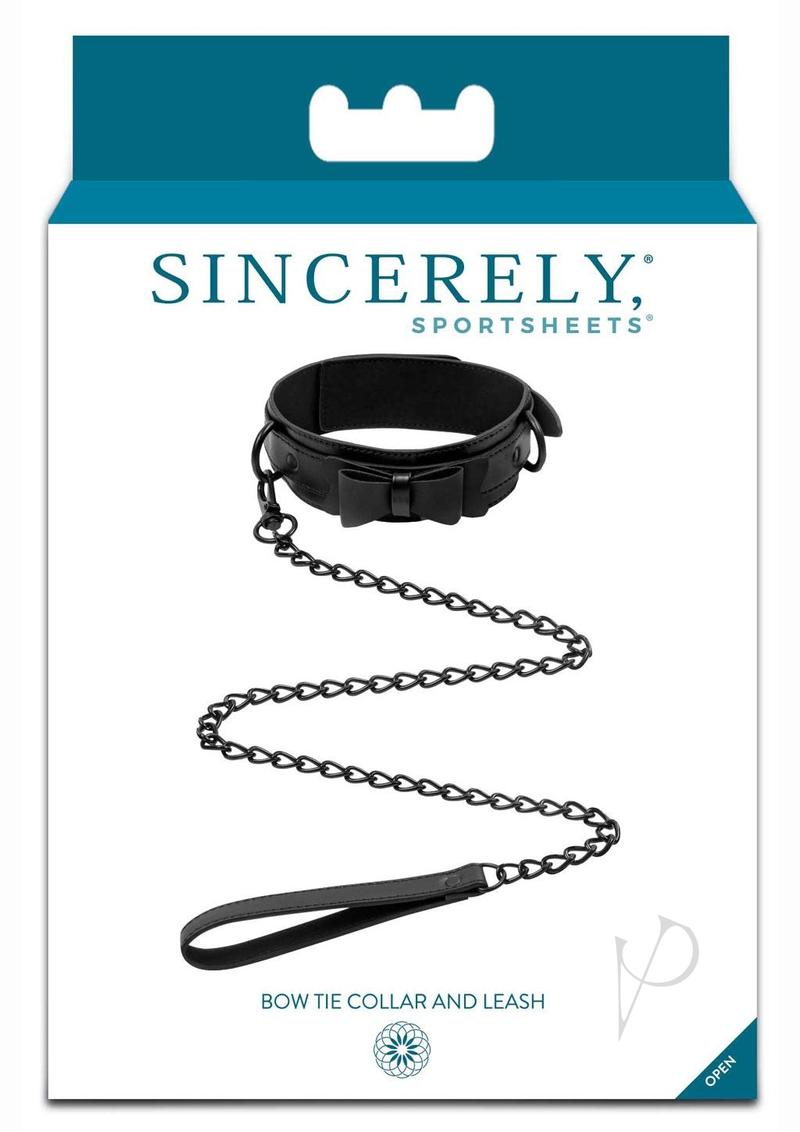 Sincerely Bow Tie Collar Leash