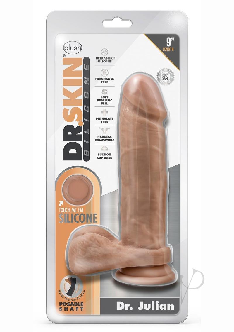 Dr Skin Silic Dr Julian 9 Dildo Mocha