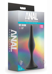 Anal Adv Platinum Silicone Begin Plug Lg