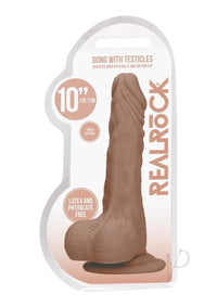 Realrock Dong With Balls 10 Tan(disc)