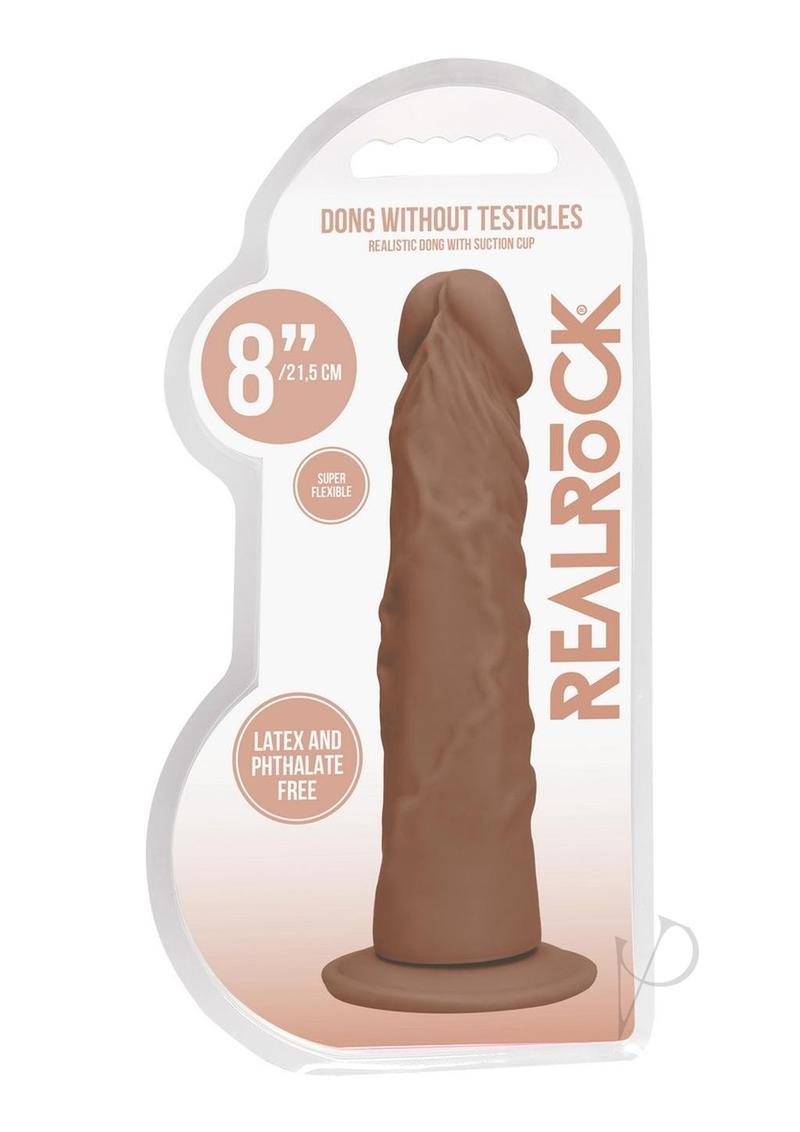 Realrock Dong Without Balls 8 Tan