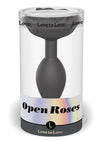 Open Roses Lg Black Onyx