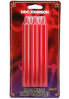 Japanese Drip Candles 3pk Red