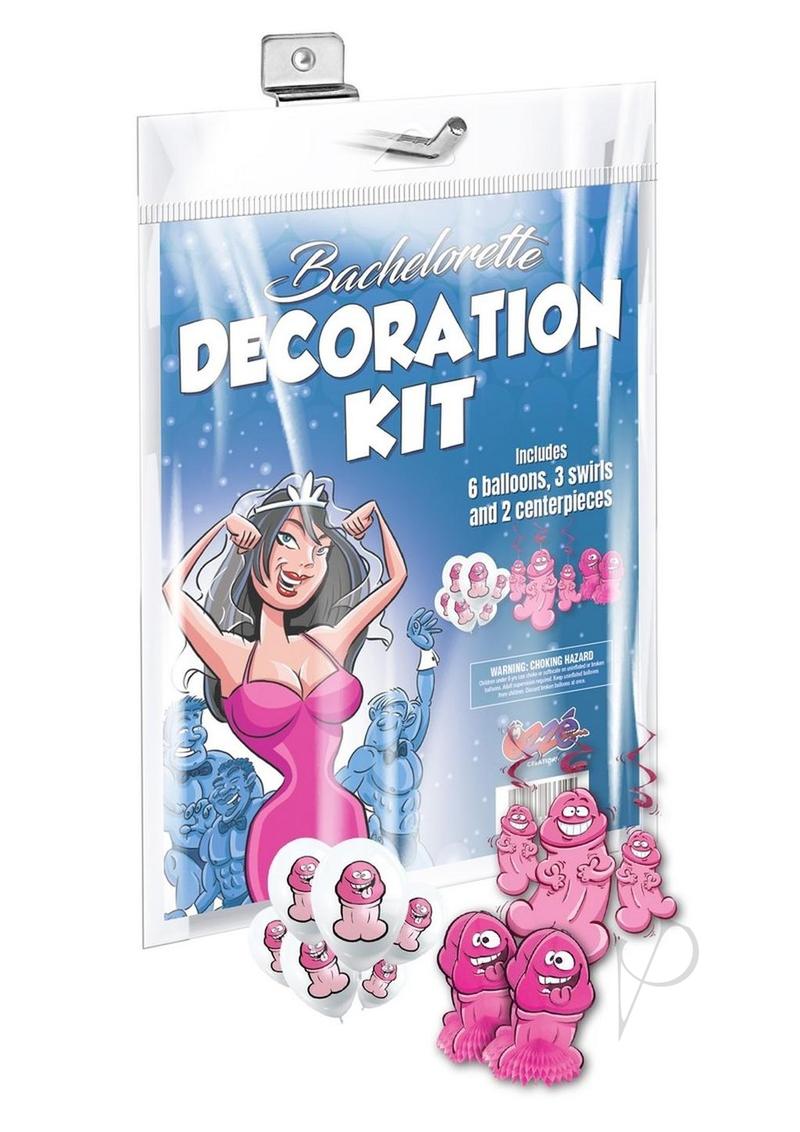 Bachelorette Decoration Kit Blue