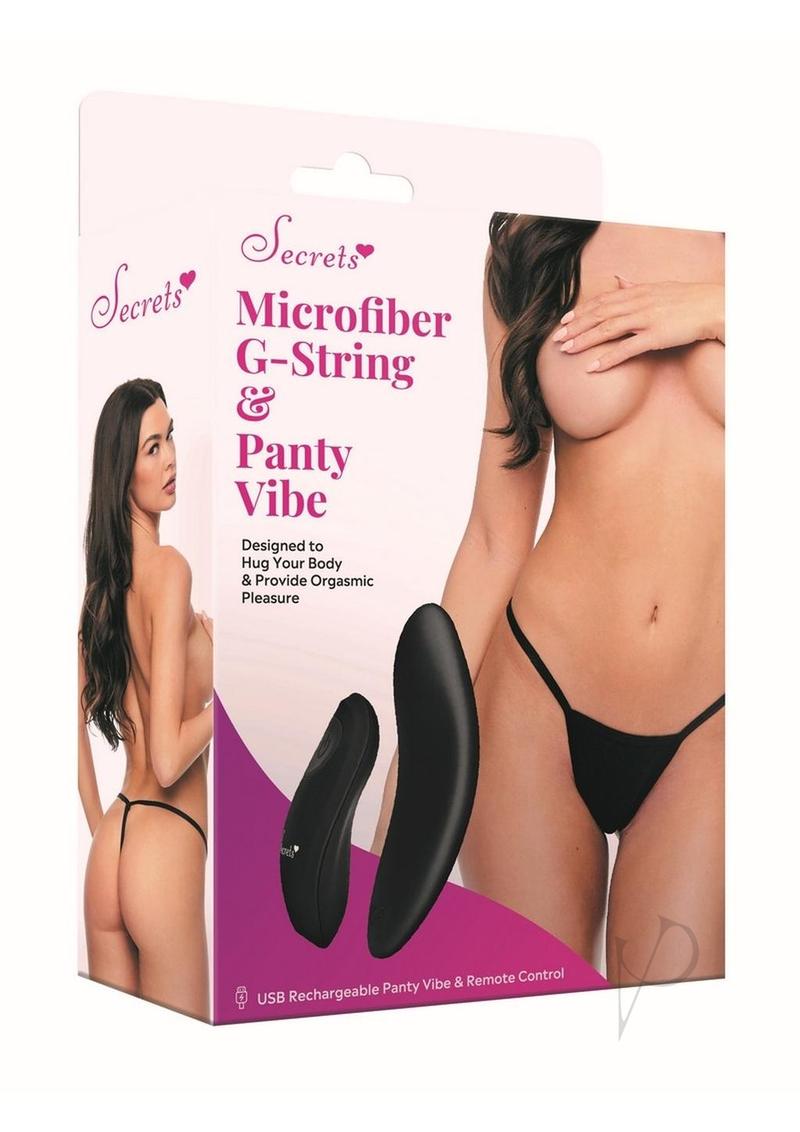 Secret Micro Gstring Panty Vibe Os Black