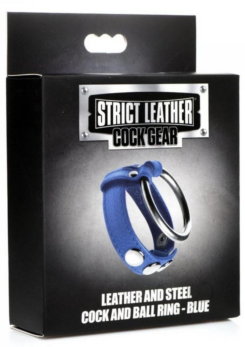 Strict Cock Gear Leather/steel Cockring