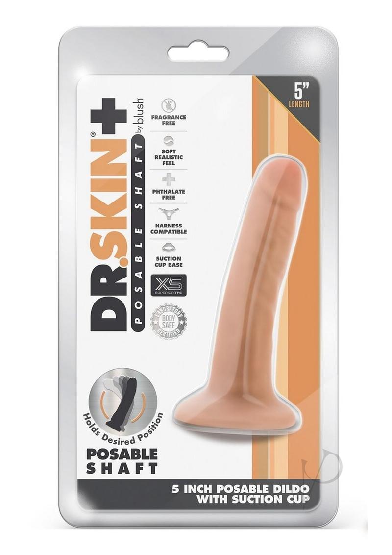 Dr Skin Plus Posable Dildo 5 Vanilla