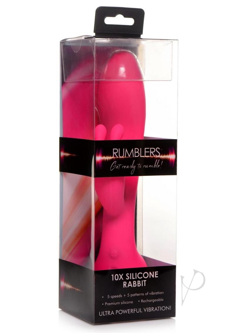 Rumblers Rabbit Silicone Vibe Pink
