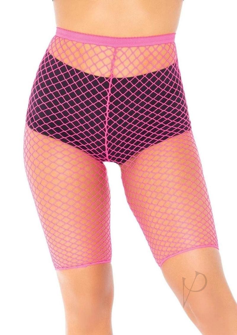 Industrial Net Biker Shorts Os Pink