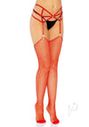 Lycra Industrial Net Stockings Os Red