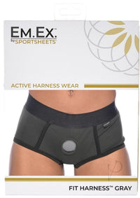 Em Ex Fit Harness Small Gray