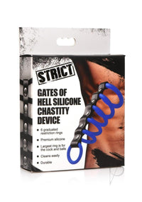 Strict Gates Of Hell Chastity Device Blu