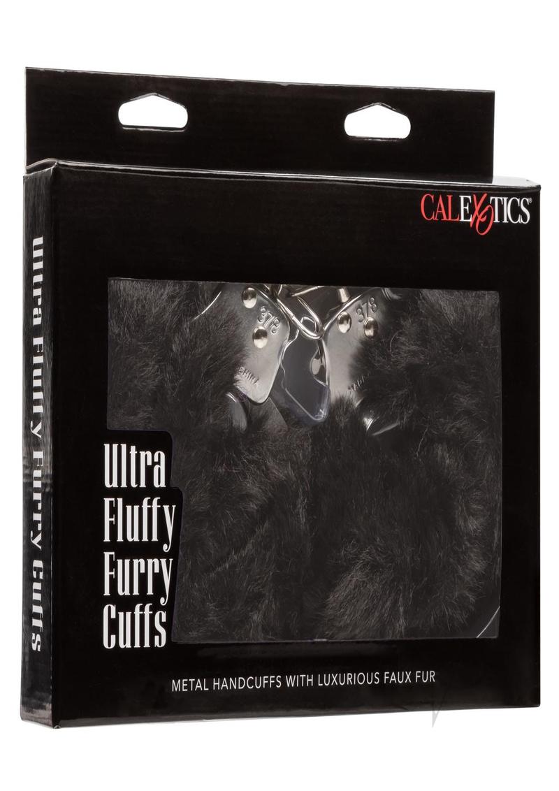 Ultra Fluffy Furry Cuffs Black