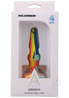 A-play Groovy Silicone Anal Plug 4 Teal