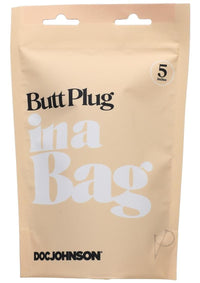 In A Bag Anal Plug 5in Black