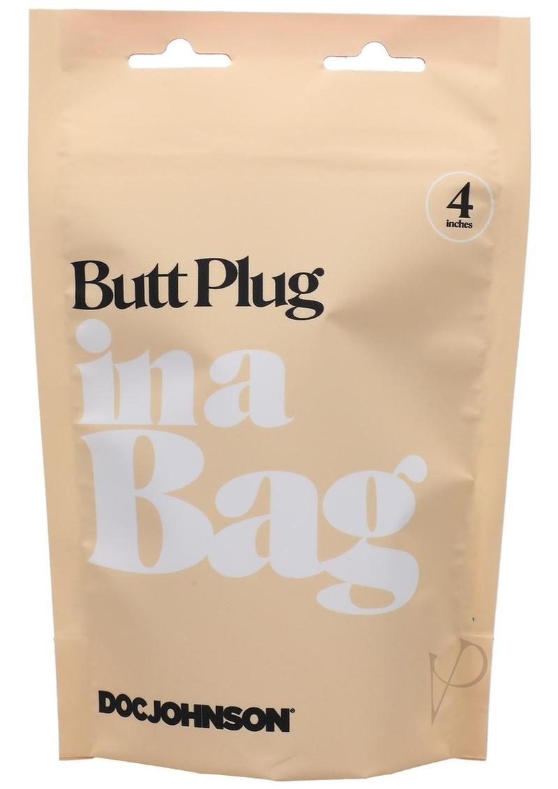 In A Bag Anal Plug 4in Black