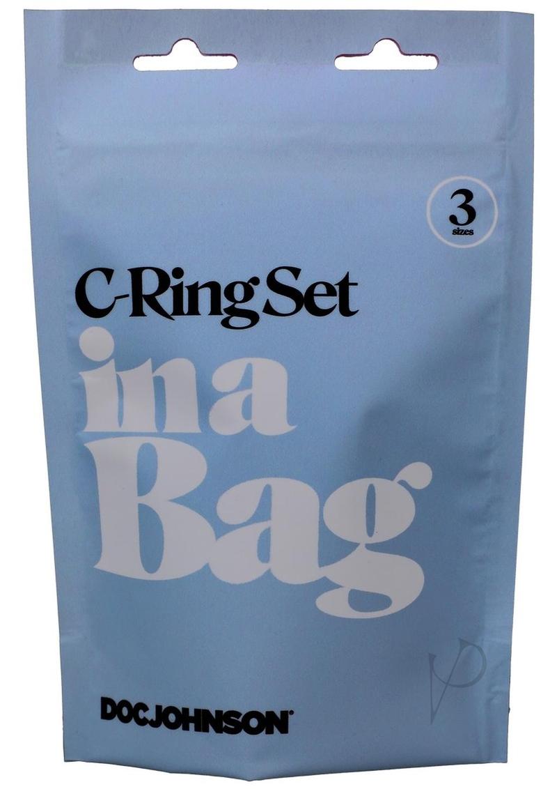 In A Bag Cock Ring Set Black