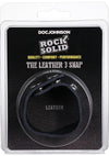 Rock Solid The Leather 3 Snap Black