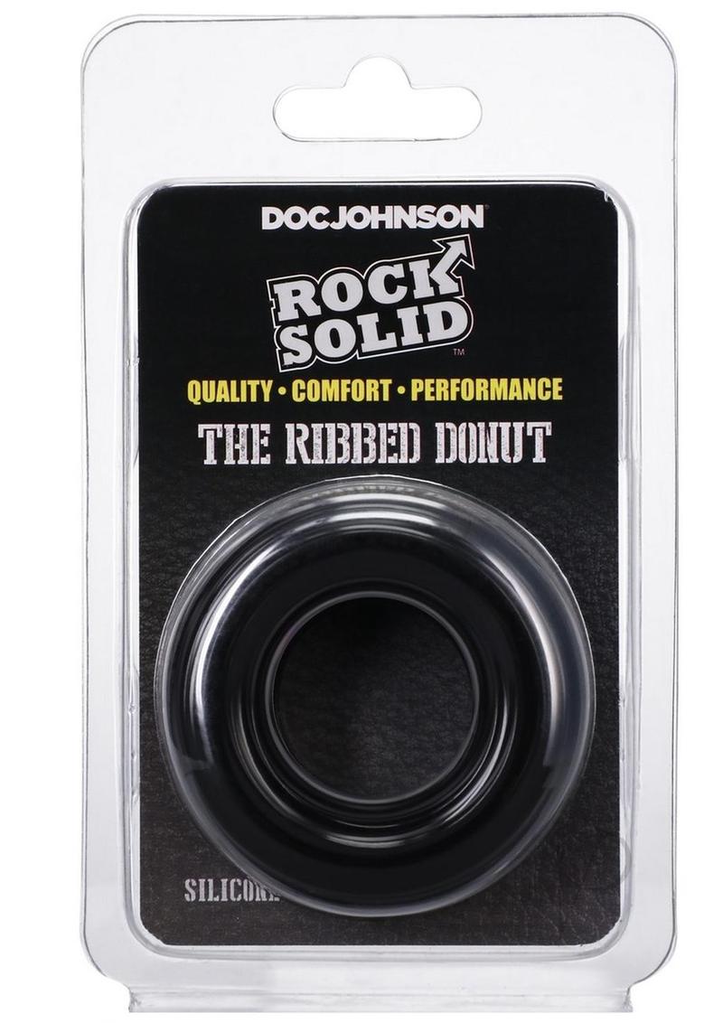 Rock Solid Ribbed Donut Black